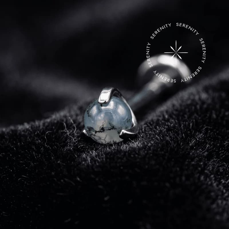 TN1805 - Topo Esfera Ágata - Titânio Grau Implante (ASTM F136) — foto 1