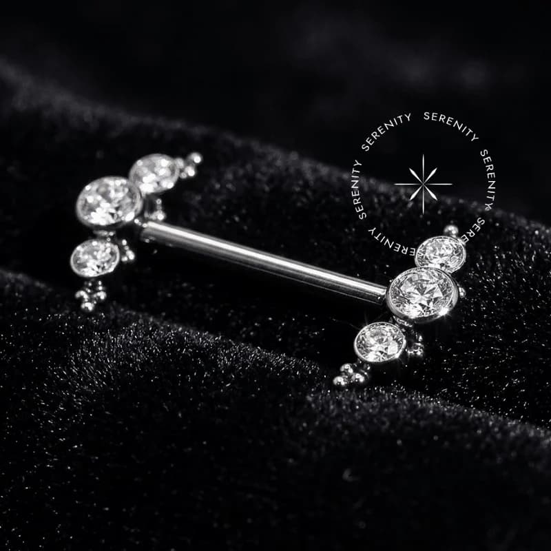 TN1166 - Nipple Cluster Cristal - Titânio Grau Implante — foto 1