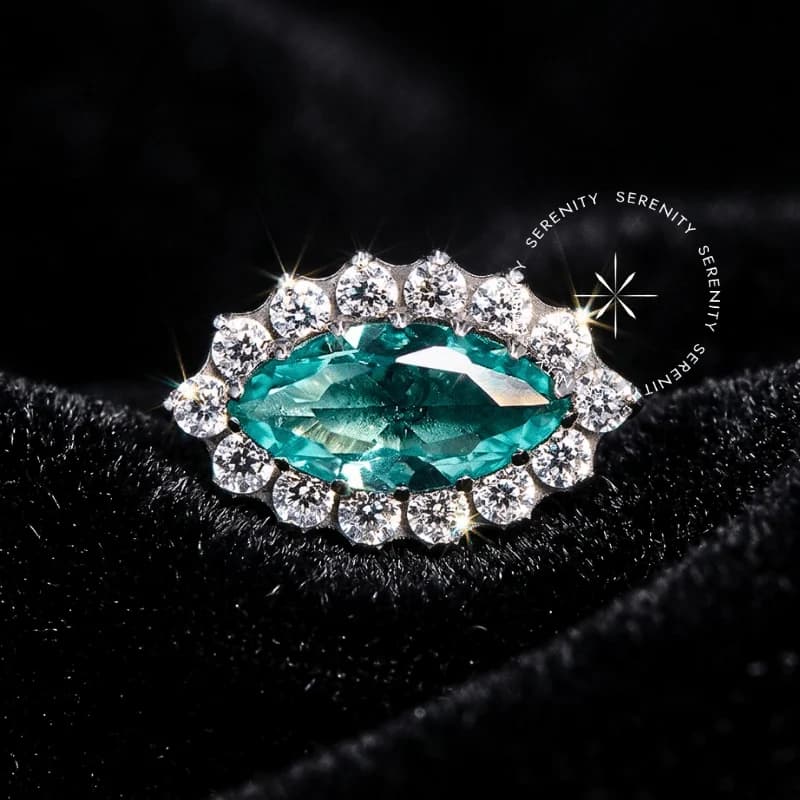 TN2123 - Topo Marquise Zircônia Push Pin - Titânio Grau Implante (ASTM F136) — foto 1