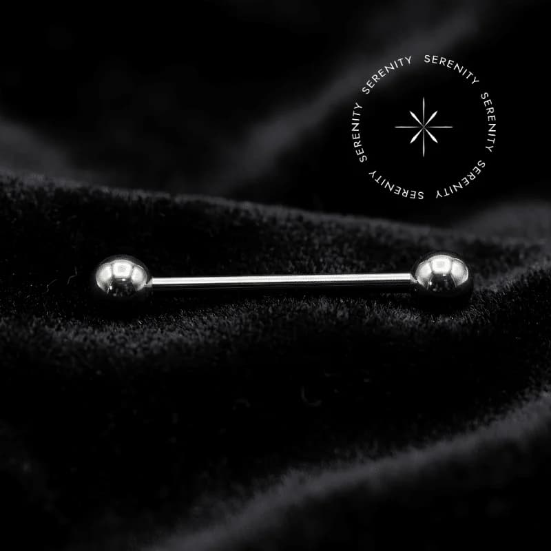 TN239 - Barbell 1.6mm - Titânio Grau Implante (ASTM F136) — foto 1