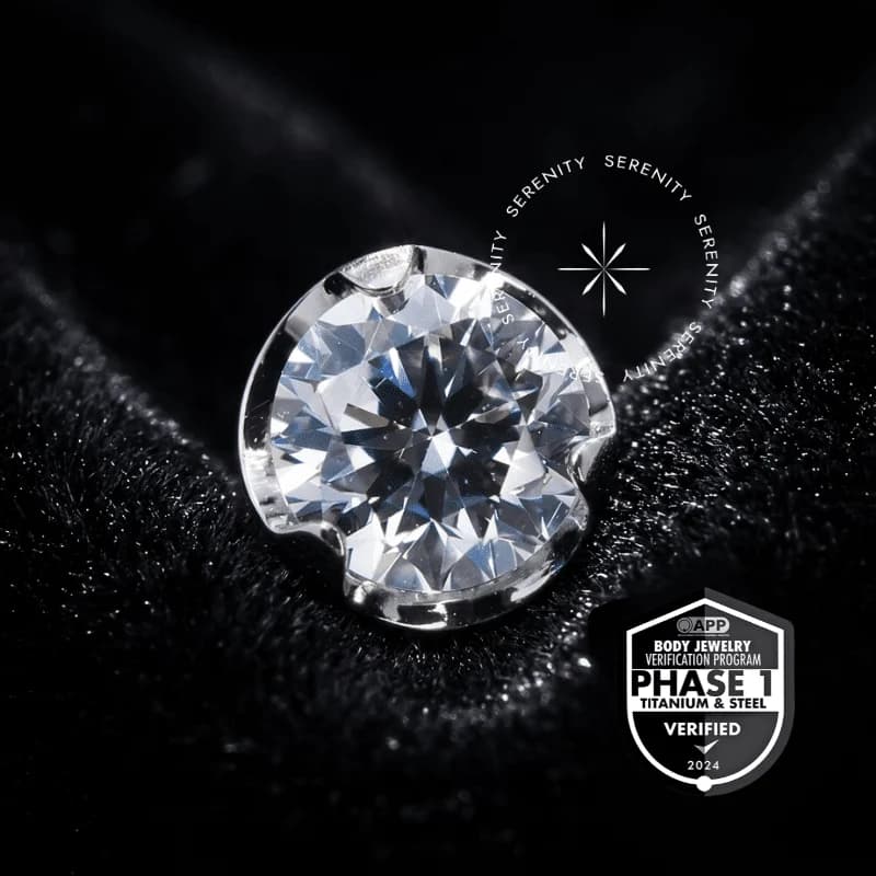 TT42 - Topo Zircônia Prong Flat de Rosca - Titânio Mill® ASTM F136 — foto 1