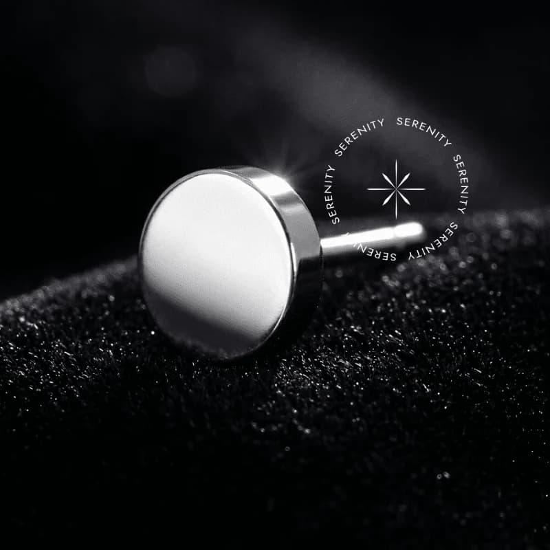 TN800 - Topo Disco Liso Push Pin - Titânio Grau Implante (ASTM F136) — foto 1