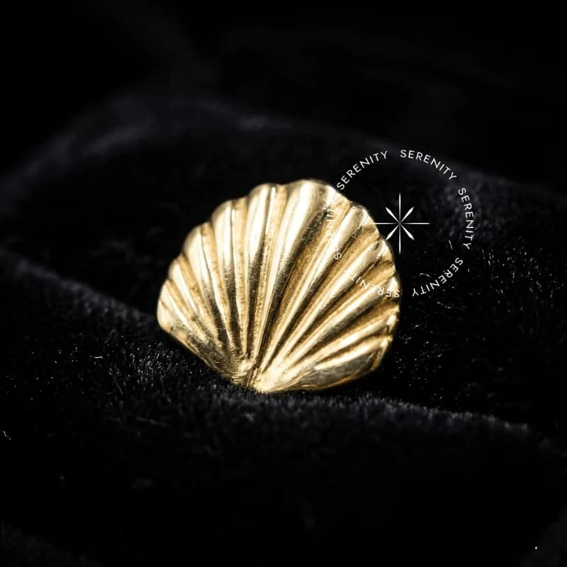 OR68 - Topo Concha - Ouro 18K Maciço — foto 1