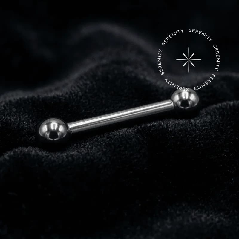 TN1137 - Barbell Reto Alargador 3.0mm - Titânio Grau Implante (ASTM F136) — foto 1