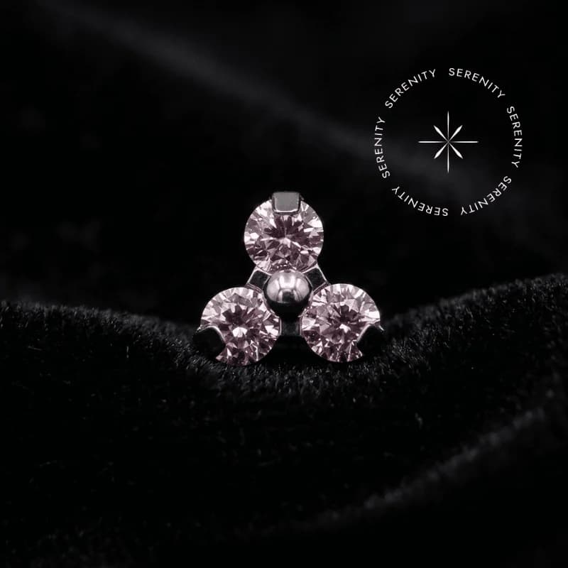 TN339 - Topo Trinity Zircônia Rosa - Titânio Grau Implante (ASTM F136) — foto 1