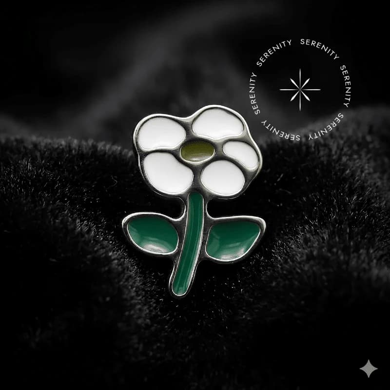TN1883 - Topo Flor Resinada - Titânio Grau Implante (ASTM F136) — foto 1