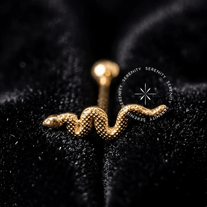 OR18 Microbell Reto Cobra Ouro 18K — foto 1