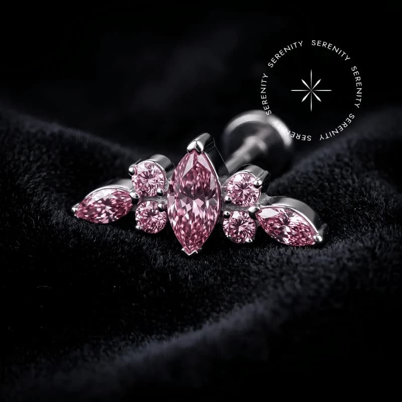 TN 2904 - Topo Cluster 12mm Com Zircônias - Titânio Grau Implante (ASTM F136) — foto 1