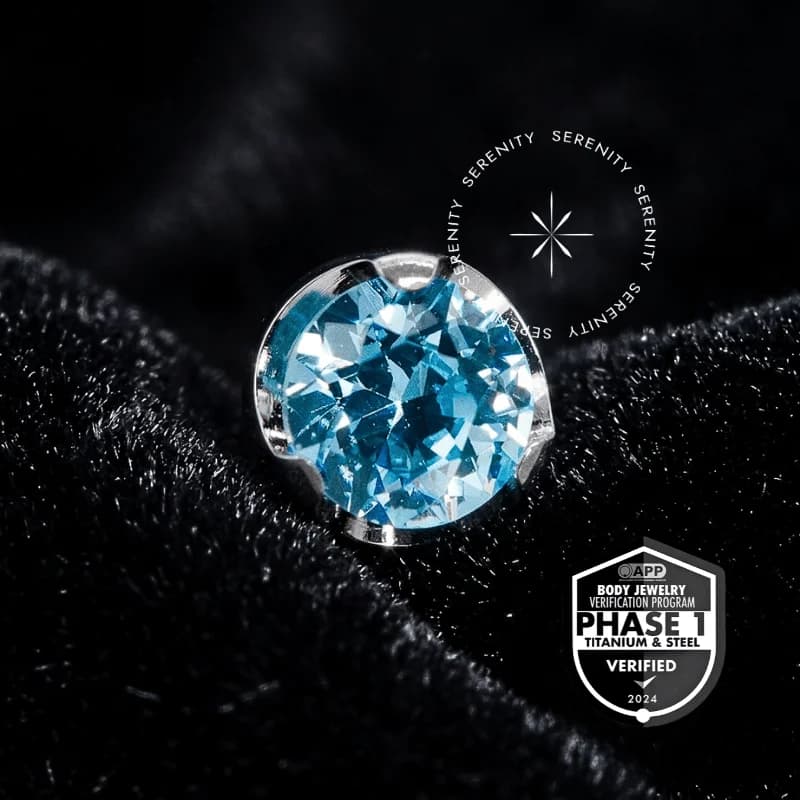 TT18 - Topo Zircônia Aqua Push Pin - Titânio Mill® ASTM F136 — foto 1