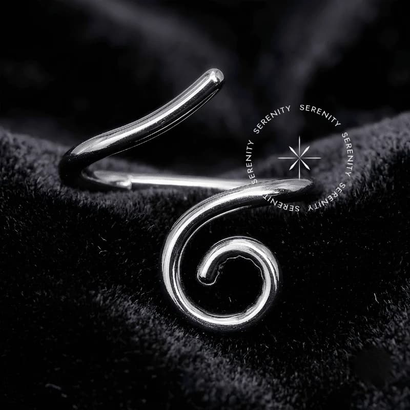 TN2072 - Argola Frontal Espiral Bridge - Titânio Grau Implante (ASTM F136) — foto 1
