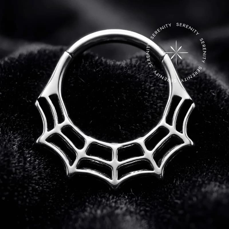 TN1369 - Argola Segmento Teia De Aranha - Titânio Grau Implante (ASTM F136) — foto 1