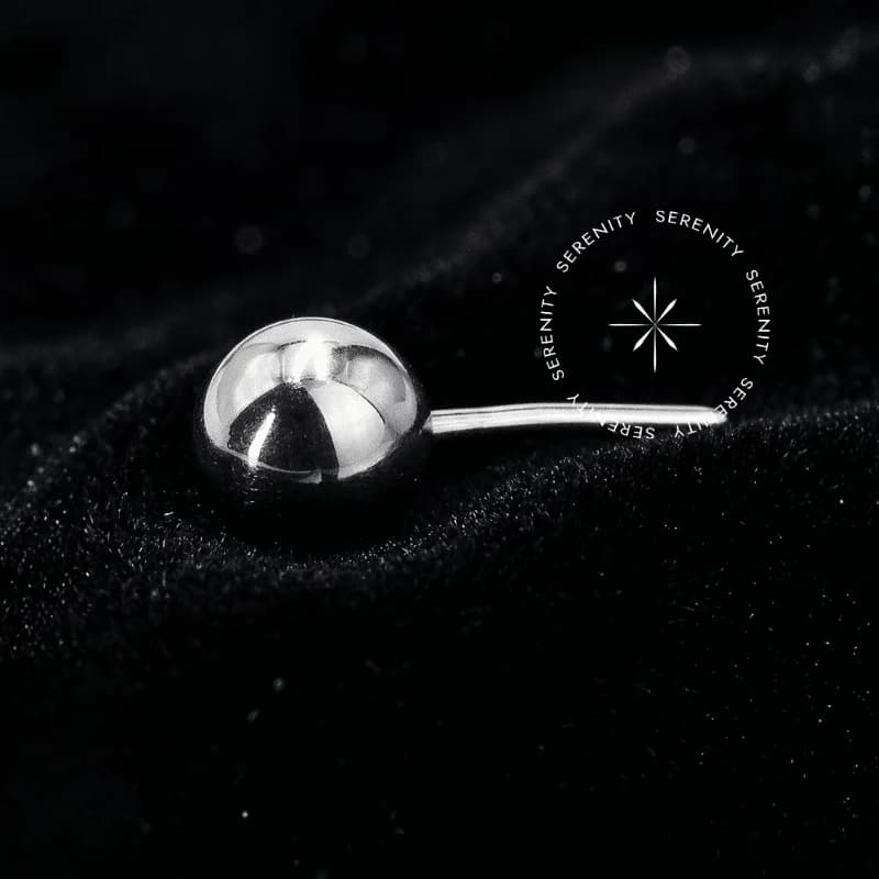 TN2223 - Topo Esfera Push Pin - Titânio Grau Implante (ASTM F136) — foto 1