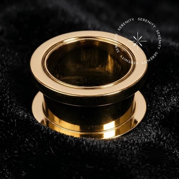 TN2160 - Alargador 20mm Rosca Externa - Titânio Revestido de Ouro 18k — foto 1