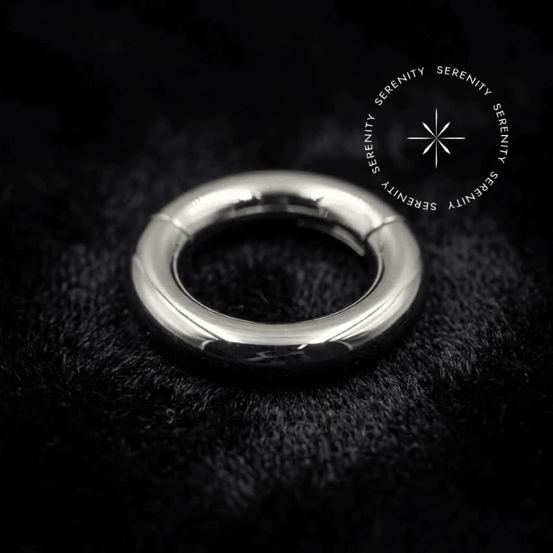 TN380 - Argola Alargador Clicker 3.0mm e 4.0mm - Titânio Grau Implante (ASTM F136) — foto 1