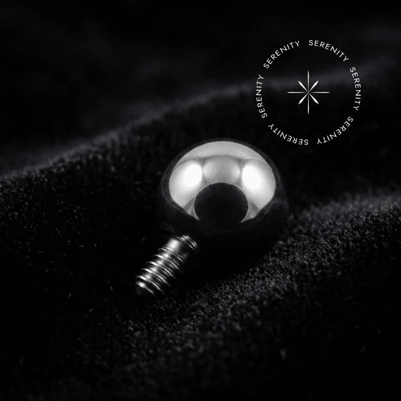 TN113 - Topo Esfera Clássica - Titânio Grau Implante (ASTM F136) — foto 1