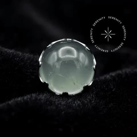 TN2483 - Topo Opala Verde Menta - Titânio Grau Implante (ASTM F136)