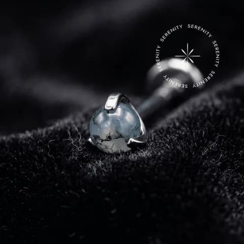 TN1805 - Topo Esfera Ágata - Titânio Grau Implante (ASTM F136)