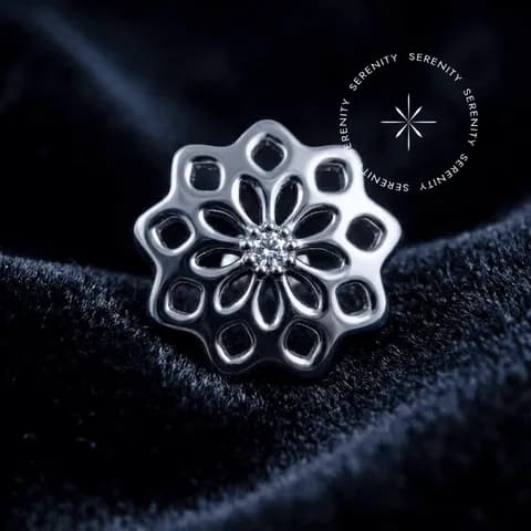 TN809 - Topo Mandala Vazada em Chapa - Titânio Grau Implante (ASTM F136)