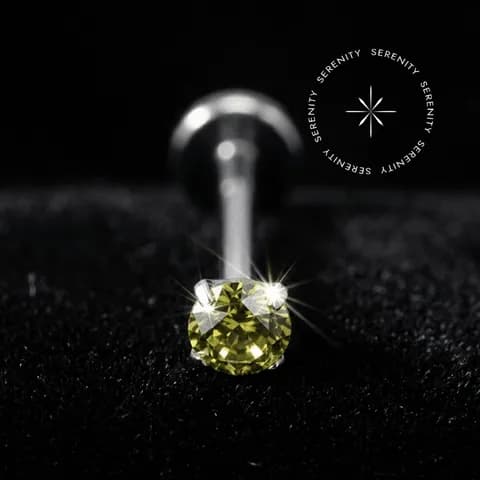 TN340 - Topo Zircônia Ponto de Luz Colors 3mm - Titânio Grau Implante (ASTM F136)