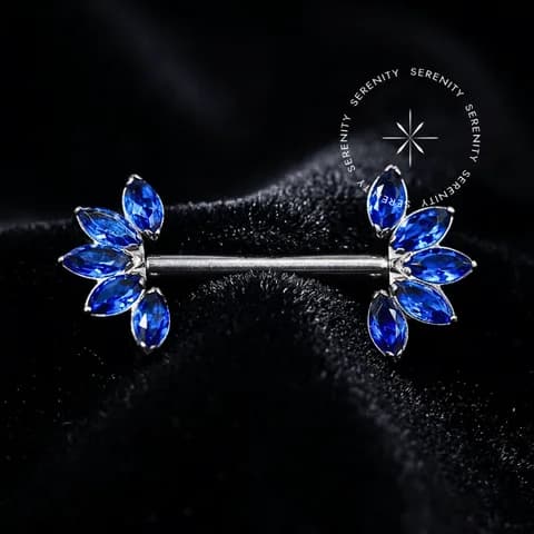 TN665 - Nipple Cluster Safira - Titânio Grau Implante