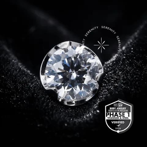 TT42 - Topo Zircônia Prong Flat de Rosca - Titânio Mill® ASTM F136