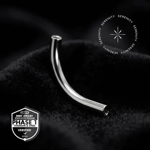 TT02 - Haste Curva Avulsa - Titânio Mill® Grau Implante (ASTM F136)