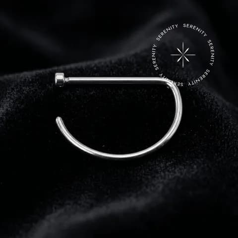 TN62 - Argola D-Ring Base Flat - Titânio Grau Implante (ASTM F136)