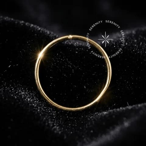 OR03 - Argola Nostril Fina Torção - Ouro 18K Maciço