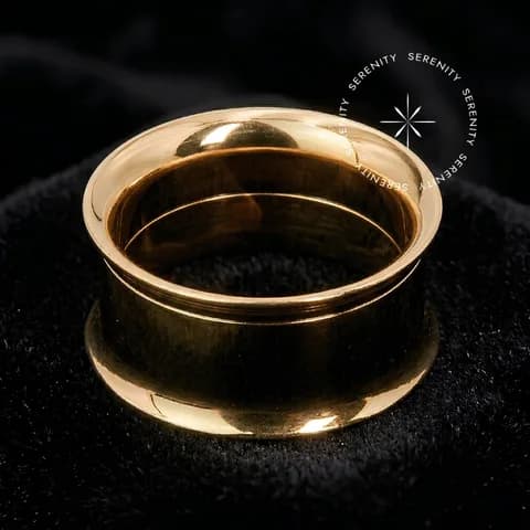 TN2164 - Alargador 18mm Rosca Interna - Titânio Revestido de Ouro 18k