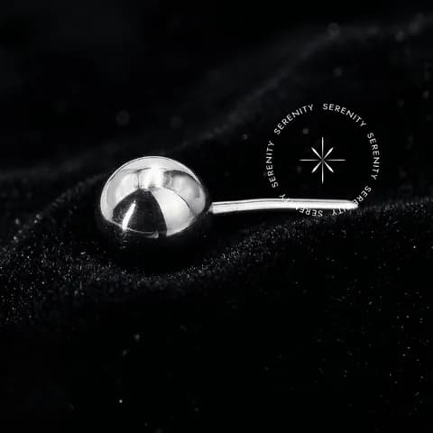 TN2223 - Topo Esfera Push Pin - Titânio Grau Implante (ASTM F136)