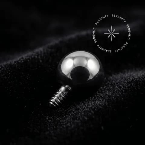 TN113 - Topo Esfera Clássica - Titânio Grau Implante (ASTM F136)