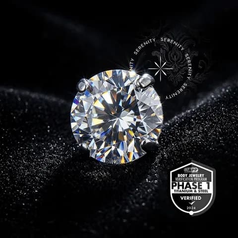 TT46 - Topo Zircônia Prong Set - Titânio Mill® ASTM F136