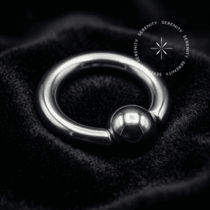 Piercing Alargador Captive Titânio