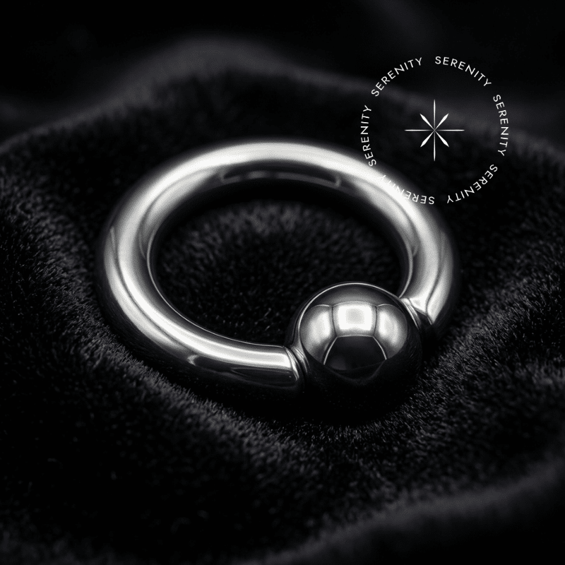 Piercing Alargador Captive Titânio