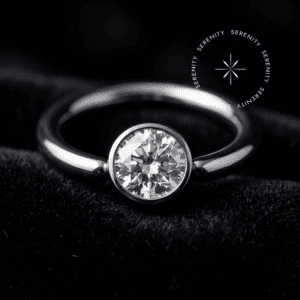 Piercing Argola Captive em Titânio