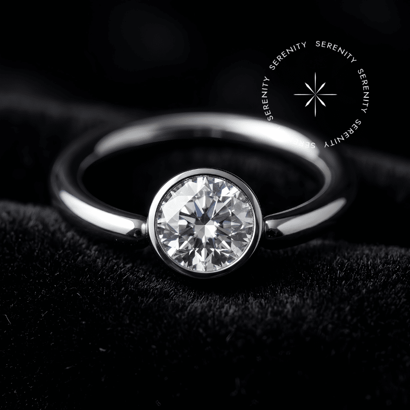 Piercing Argola Captive em Titânio