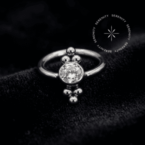 Piercing Argola Captive em Titânio