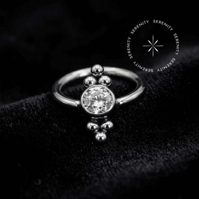 Piercing Argola Captive em Titânio