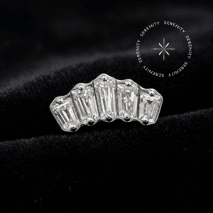 Piercing Topo de Orelha em Titânio