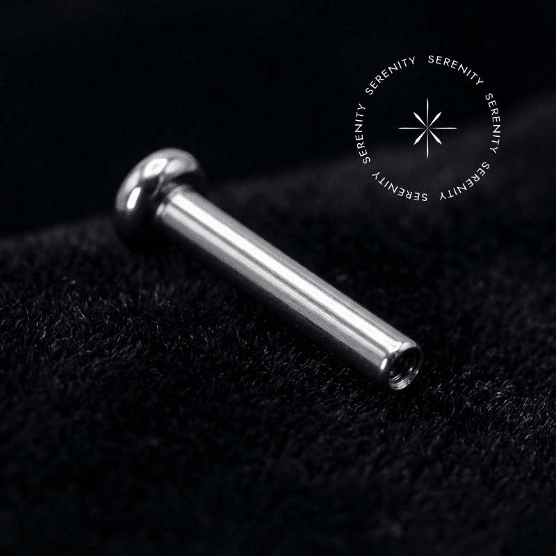 Piercing Haste Labret Base em Titânio