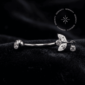 Piercing de Umbigo com Pingente em Titânio