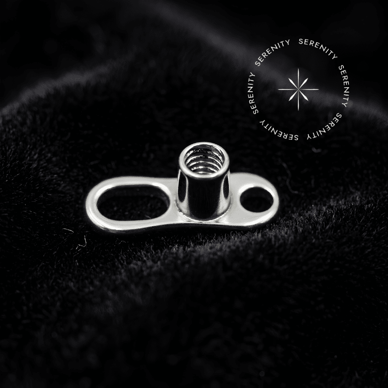 TN1390 - Base Microdermal Rosca 0.9mm - Titânio Grau Implante (ASTM F136)