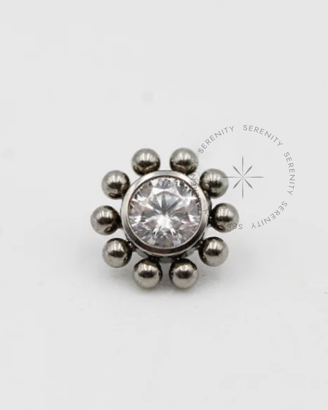 TN121 Topo Sol Zirconia com Esferas Titânio ASTM F-136