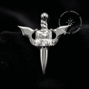 Piercing Topo Espada em Titânio