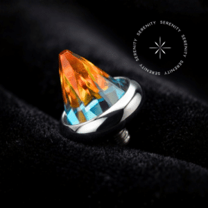 Piercing Topo Cônico em Titânio
