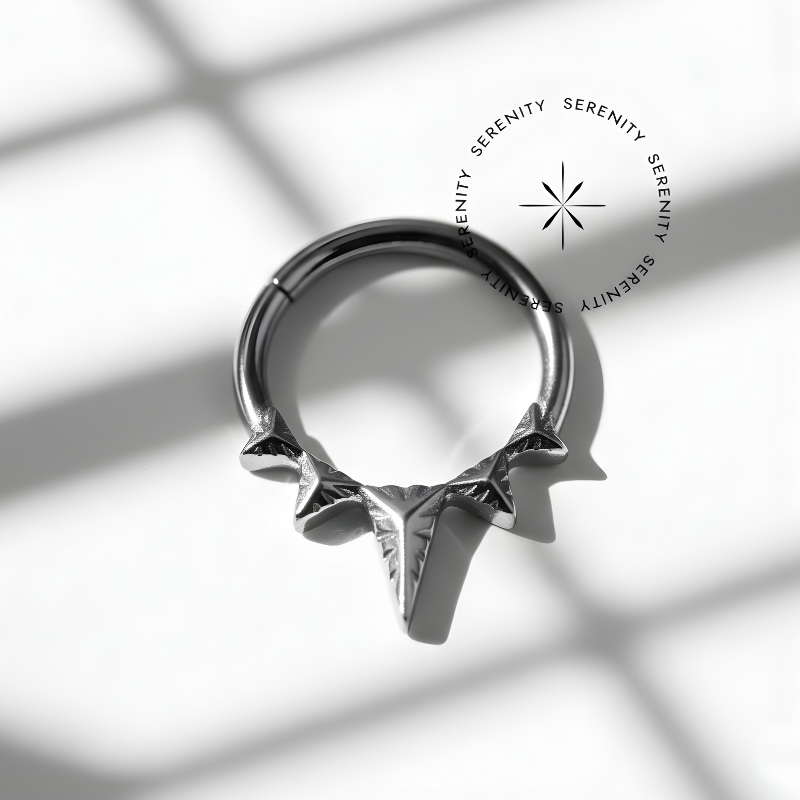 TN1541 Argola Spike Titânio ASTM F-136