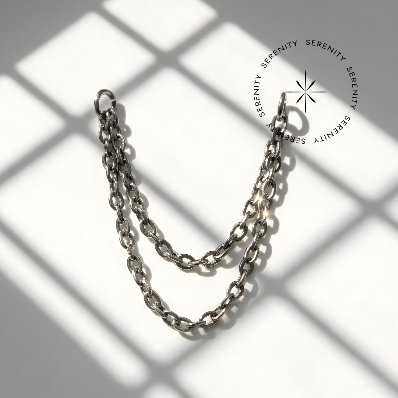 TN1138 Corrente Dupla Titânio ASTM F-136