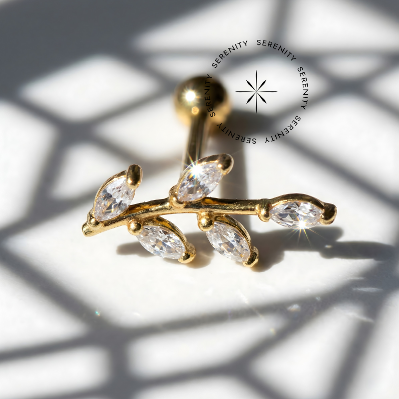 OR100 Microbell 5 Pétalas Ouro 18K