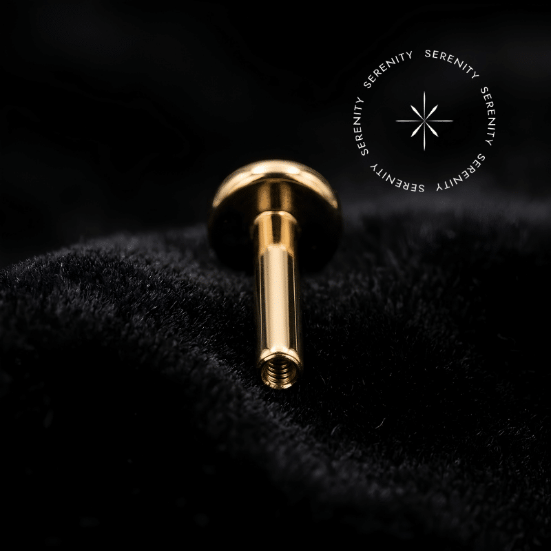 Piercing Haste Labret Base em Titânio