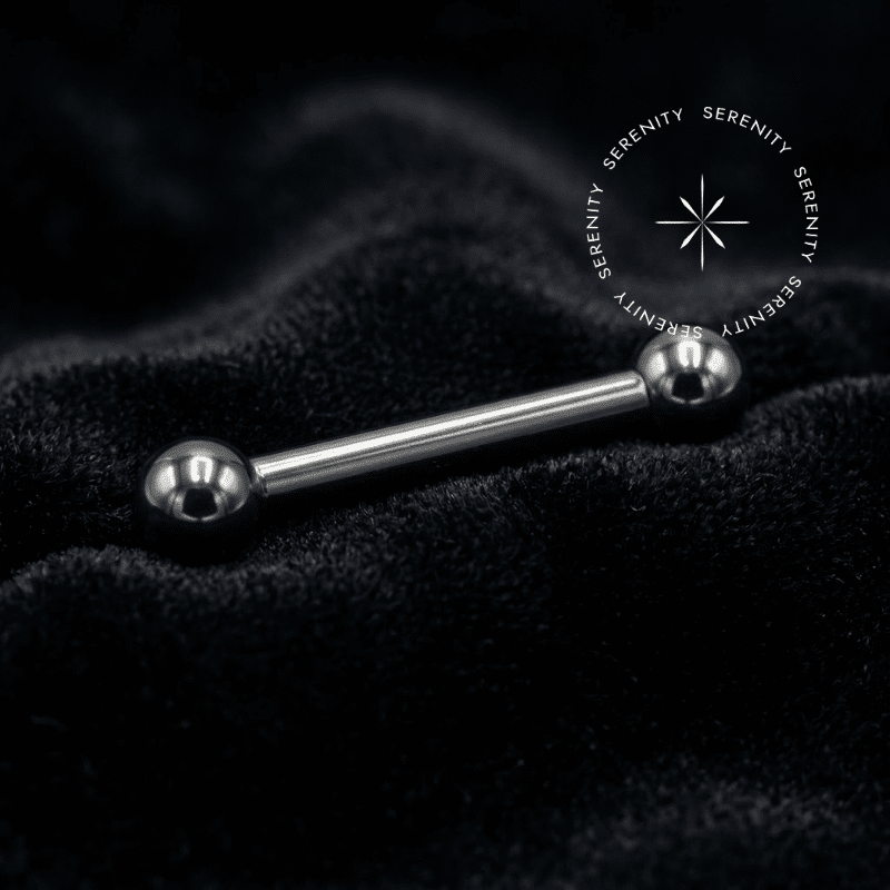 Piercing Barbell Reto Alargador em Titânio
